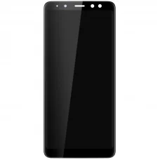 LCD kijelzőmodul MP Samsung Galaxy A8 (2018) A530-hoz, keret nélkül, utángyártott, fekete