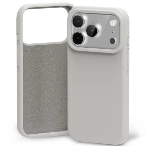  iPhone 17 Pro Kőszürke Mercury szilikon tok - 1