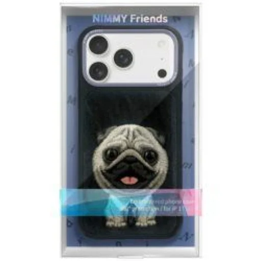  iPhone 17 fekete Nimmy Big Eyed Pet 2.0 Dog tok - 2
