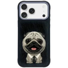  iPhone 17 Pro fekete Nimmy Big Eyed Pet 2.0 Kutyás tok