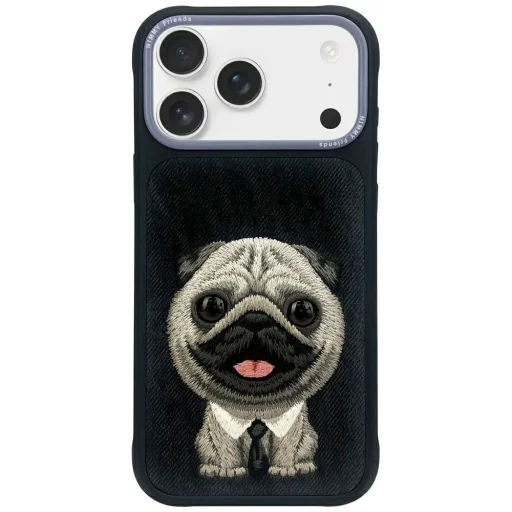  iPhone 17 Pro fekete Nimmy Big Eyed Pet 2.0 Kutyás tok - 1