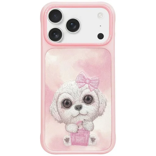  iPhone 17 Pro rózsaszín Case Nimmy Big Eyed Pet 2.0 Kutyás tok - 1
