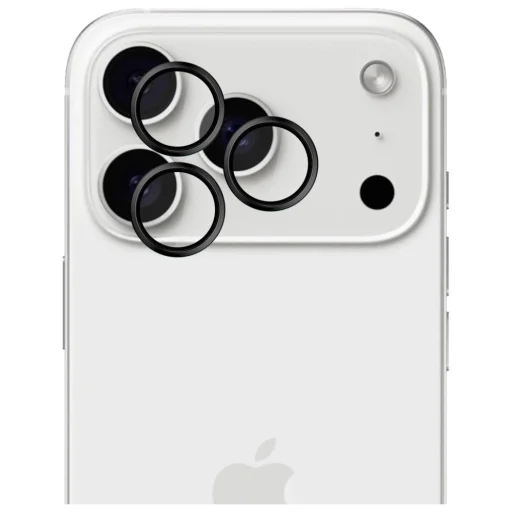  Apple iPhone 17 Pro / 17 Pro Max fekete 3MK HARDY objektívlencse védő Pro üvegfólia - 6