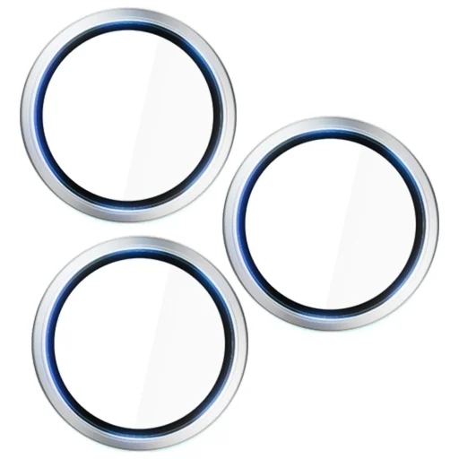  Apple iPhone 17 Pro / 17 Pro Max Ezüst 3MK HARDY lencsevédő üvegfólia - 2