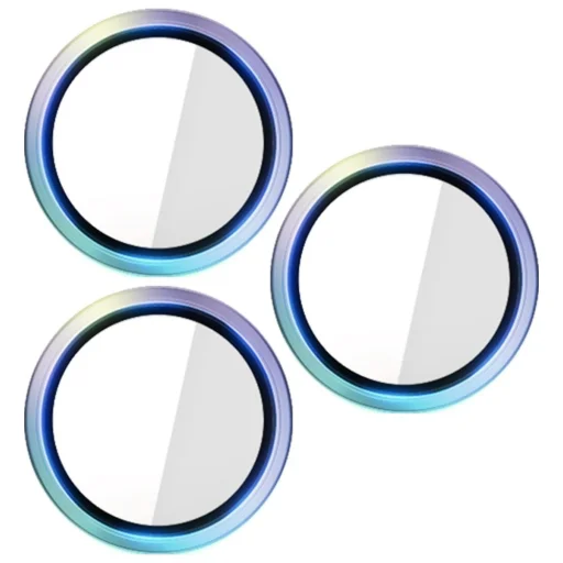  Apple iPhone 17 Pro /17 Pro Max színes 3MK HARDY Lencsevédő Pro üvegfólia - 2