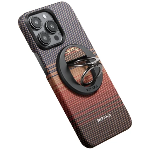 Mágneses tartó PITAKA MagEZ Grip 3 MagSafe telefontartó naplemente - 7