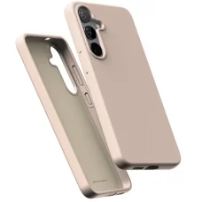 Pure MagSafe Szilikon Samsung Galaxy S25 tok rózsaszín homok