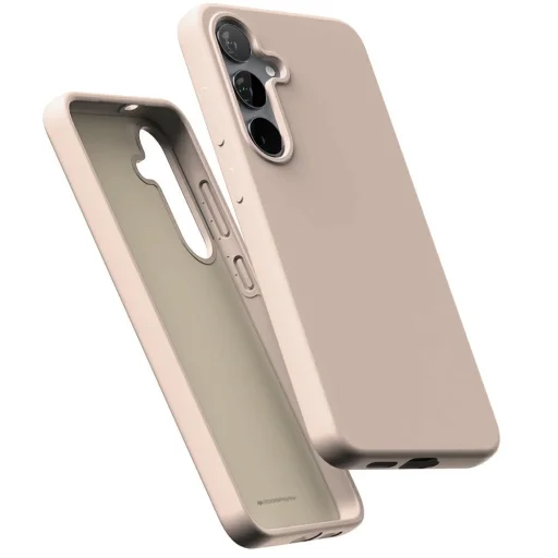 Pure MagSafe Szilikon Samsung Galaxy S25 tok rózsaszín homok - 1