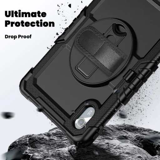 Tech-protect Solid Lenovo Idea Tab 11.0 TB-336 Fekete tok - 5