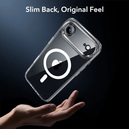  iPhone 17 Air Átlátszó Esr Classic Hybrid Magsafe & Edzett Üveg tok - 8