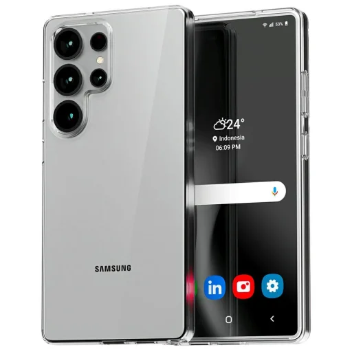  Samsung S25 Ultra S938 Átlátszó Mercury Jelly Clear tok - 1