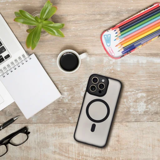  iPhone 17 Pro fekete VARIETE MAG COVER tok kompatibilis a MagSafe-fel - 7