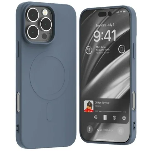  iPhone 16 Pro Max 6,9" világoskék Mercury MagSafe Semi-Silicone tok - 1