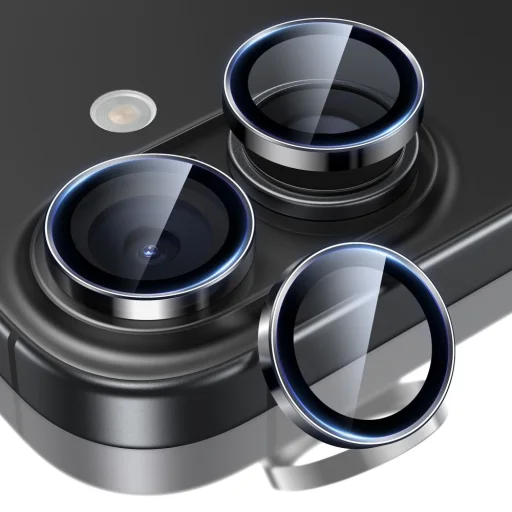  iPhone 16 / 16 Plus / 17 Fekete ESR Armorite Kamera Védő üvegfólia - 2