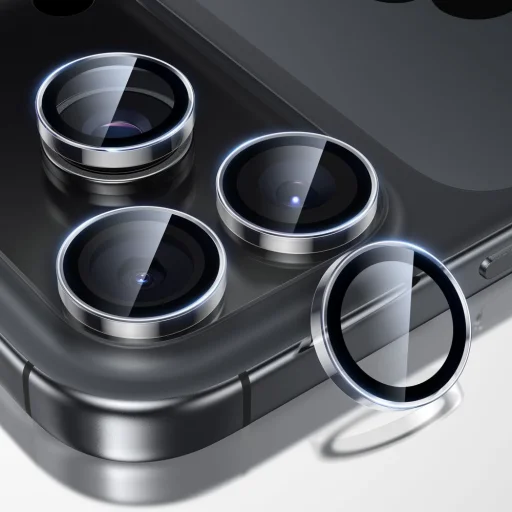  Apple iPhone 14 Pro / Pro Max / 15 Pro / Pro Max / 16 Pro / Pro Max / 17 Pro / Pro Max átlátszó ESR Armorite üvegfólia kamera védő - 2