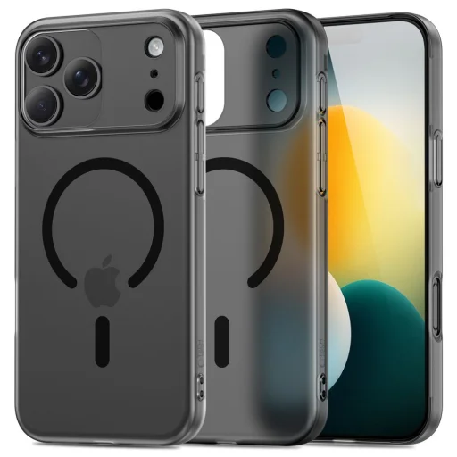  iPhone 17 Pro matt/fekete Tech-protect Magslim Magsafe tok - 1