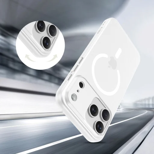  iPhone 17 Pro Matt/fehér Tech-protect Magslim Magsafe tok - 5