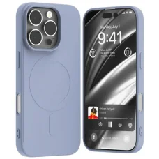Mercury MagSafe Fél-szilikon iPhone 16 Pro 6,3" levendula tok