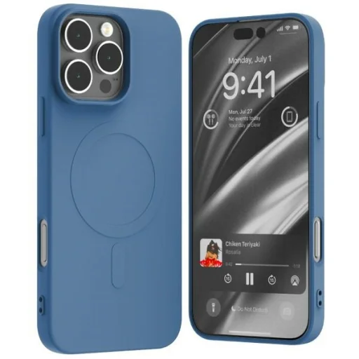  iPhone 16 Pro Max 6,9" kék Mercury MagSafe Semi-Silicone tok - 1