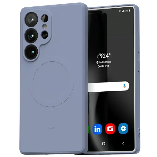  Samsung Galaxy S25 Ultra levendula Mercury MagSafe Semi-Silicone tok - 1