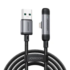 Joyroom S-A56 EnjoyX Series 90° USB-A - Lightning 3A kábel 1.2m - fekete