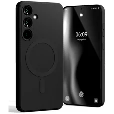 Mercury MagSafe Félszilikon Samsung Galaxy S25 Plus tok fekete