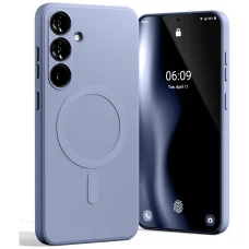 Mercury MagSafe Félig Szilikon Samsung Galaxy S25+ tok levendula