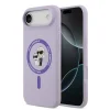  iPhone 17 Air lila Karl Lagerfeld Liquid Silicone Karl és Choupette MagSafe tok