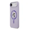  iPhone 17 Air lila Karl Lagerfeld Liquid Silicone Karl és Choupette MagSafe tok - 2