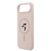  iPhone 17 Air rózsaszín Karl Lagerfeld Liquid Silicone Karl és Choupette MagSafe tok thumbnail