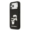  iPhone 17 Pro Max fekete Karl Lagerfeld 3D Rubber Karl and Choupette tok - 2