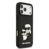  iPhone 17 Pro Max fekete Karl Lagerfeld 3D Rubber Karl and Choupette tok - 4
