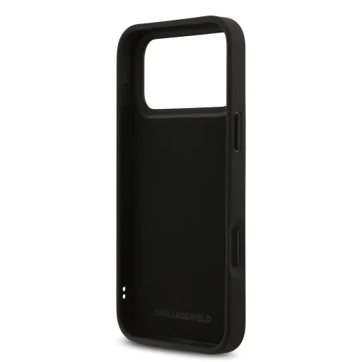  iPhone 17 Pro Max fekete Karl Lagerfeld 3D Rubber Karl and Choupette tok - 6