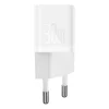 Baseus GaN5 30W USB-C Mini Fali Töltő - Fehér thumbnail