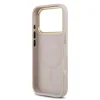 iPhone 17 Pro Pink Guess PU Leather 4G Gold Frame MagSafe tok thumbnail