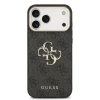  iPhone 17 Pro Max Fekete Guess PU Leather 4G Metal Logo Arany Keretes Tok thumbnail