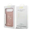  iPhone 17 Air Pink Guess PU Fixed Glitter 4G Metal Logo tok thumbnail