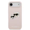  iPhone 17 Air Pink Karl Lagerfeld Liquid Silicone Double Heads MagSafe tok - 3
