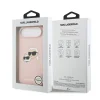  iPhone 17 Air Pink Karl Lagerfeld Liquid Silicone Double Heads MagSafe tok - 7