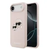  iPhone 17 Air Pink Karl Lagerfeld Liquid Silicone Double Heads MagSafe tok