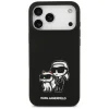  iPhone 17 Pro Max fekete Karl Lagerfeld Liquid Silicone K&CH Sketch MagSafe tok thumbnail