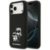  iPhone 17 Pro Max fekete Karl Lagerfeld Liquid Silicone K&CH Sketch MagSafe tok thumbnail