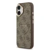  iPhone 17 Barna Guess PU Leather 4G Gold Frame MagSafe tok thumbnail