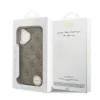  iPhone 17 Barna Guess PU Leather 4G Gold Frame MagSafe tok thumbnail