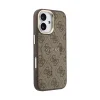 iPhone 17 hnedé Guess PU Leather 4G Gold Frame MagSafe puzdro thumbnail
