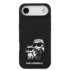  iPhone 17 Air Fekete Karl Lagerfeld Liquid Silicone K&CH Sketch MagSafe tok thumbnail