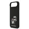  iPhone 17 Air Fekete Karl Lagerfeld Liquid Silicone K&CH Sketch MagSafe tok thumbnail