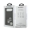  iPhone 17 Air Fekete Karl Lagerfeld Liquid Silicone K&CH Sketch MagSafe tok thumbnail