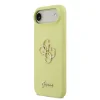  iPhone 17 Air Sárga Guess Liquid Silicone 4G Metal Logo tok thumbnail