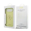  iPhone 17 Air Sárga Guess Liquid Silicone 4G Metal Logo tok thumbnail